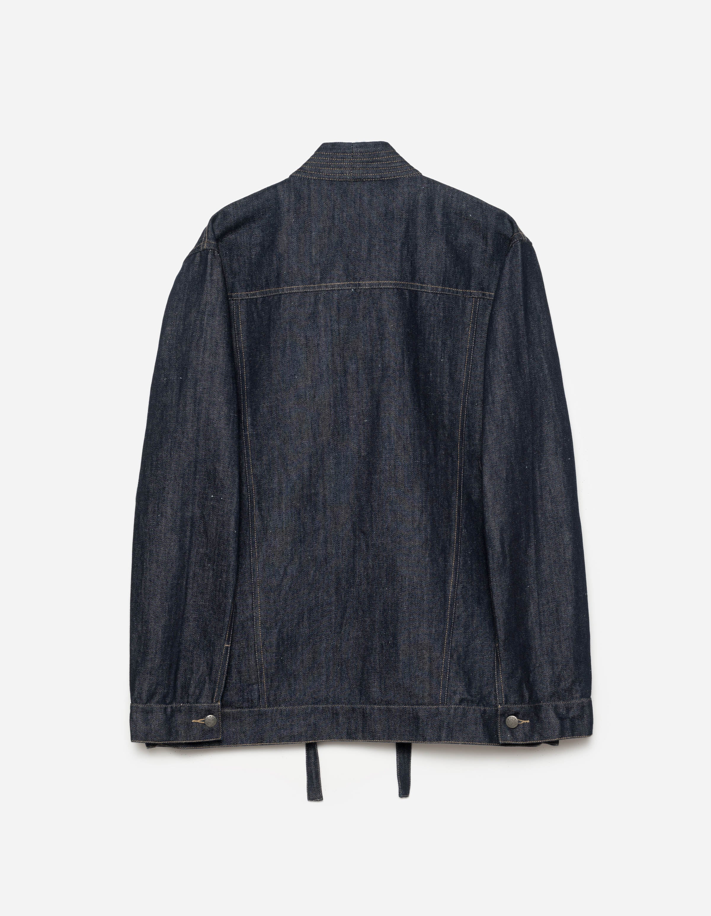 6059 Maha Hemp Denim Kimono Indigo - Image 15