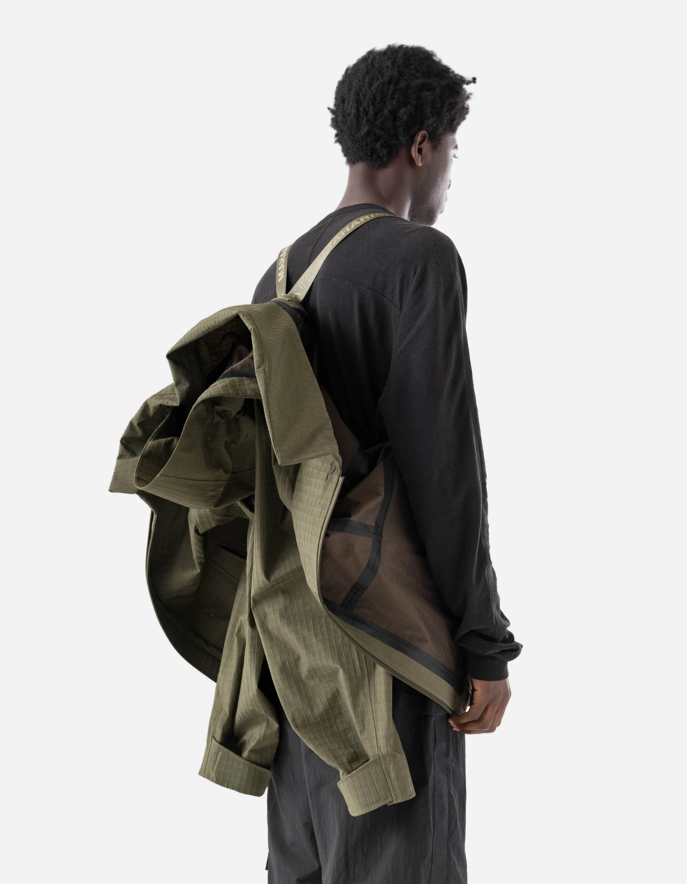 7201 Waterproof Tech Jacket Olive OG-107F - Image 9