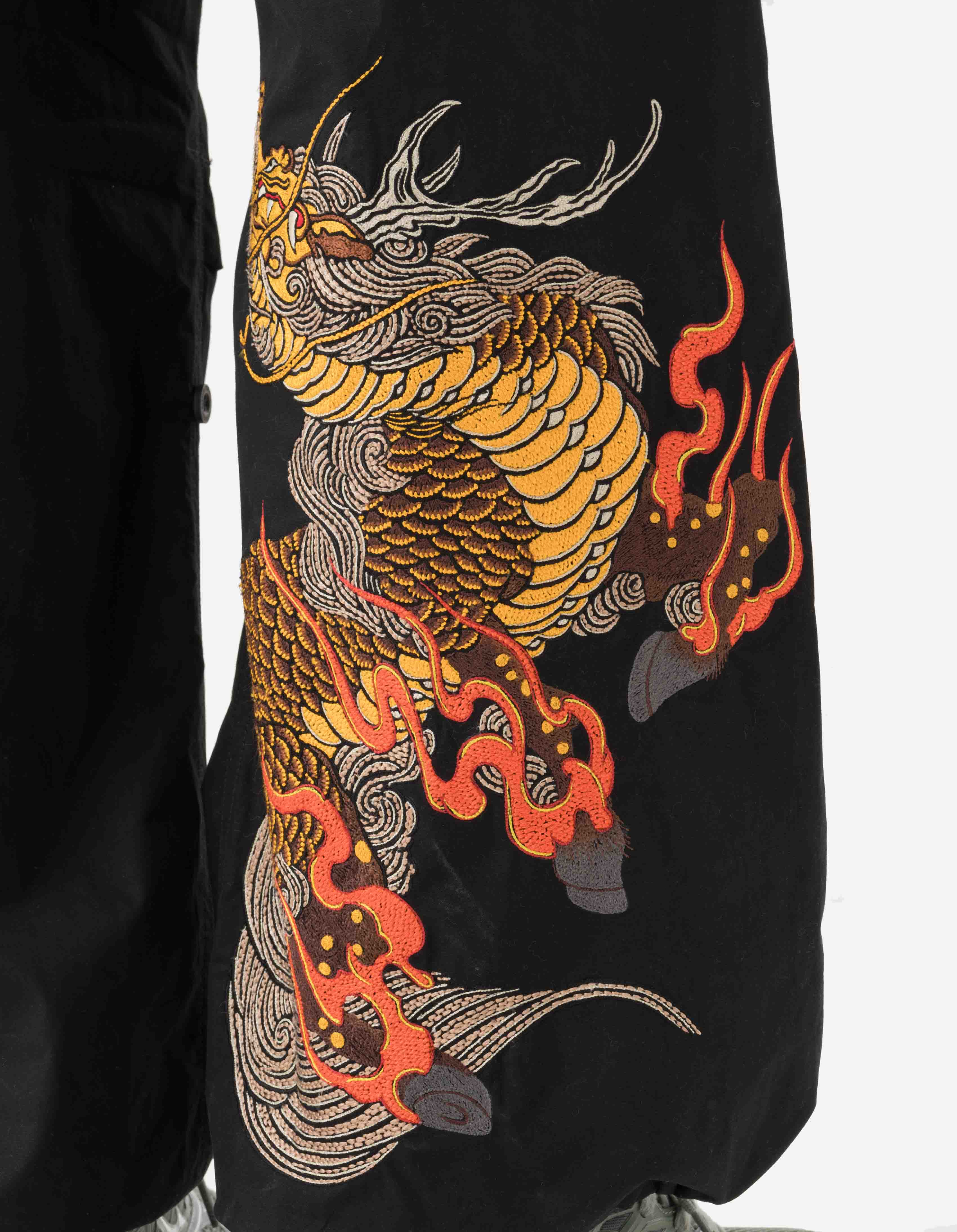 7233 Year of the Fire Kirin Snopants Black - Image 5