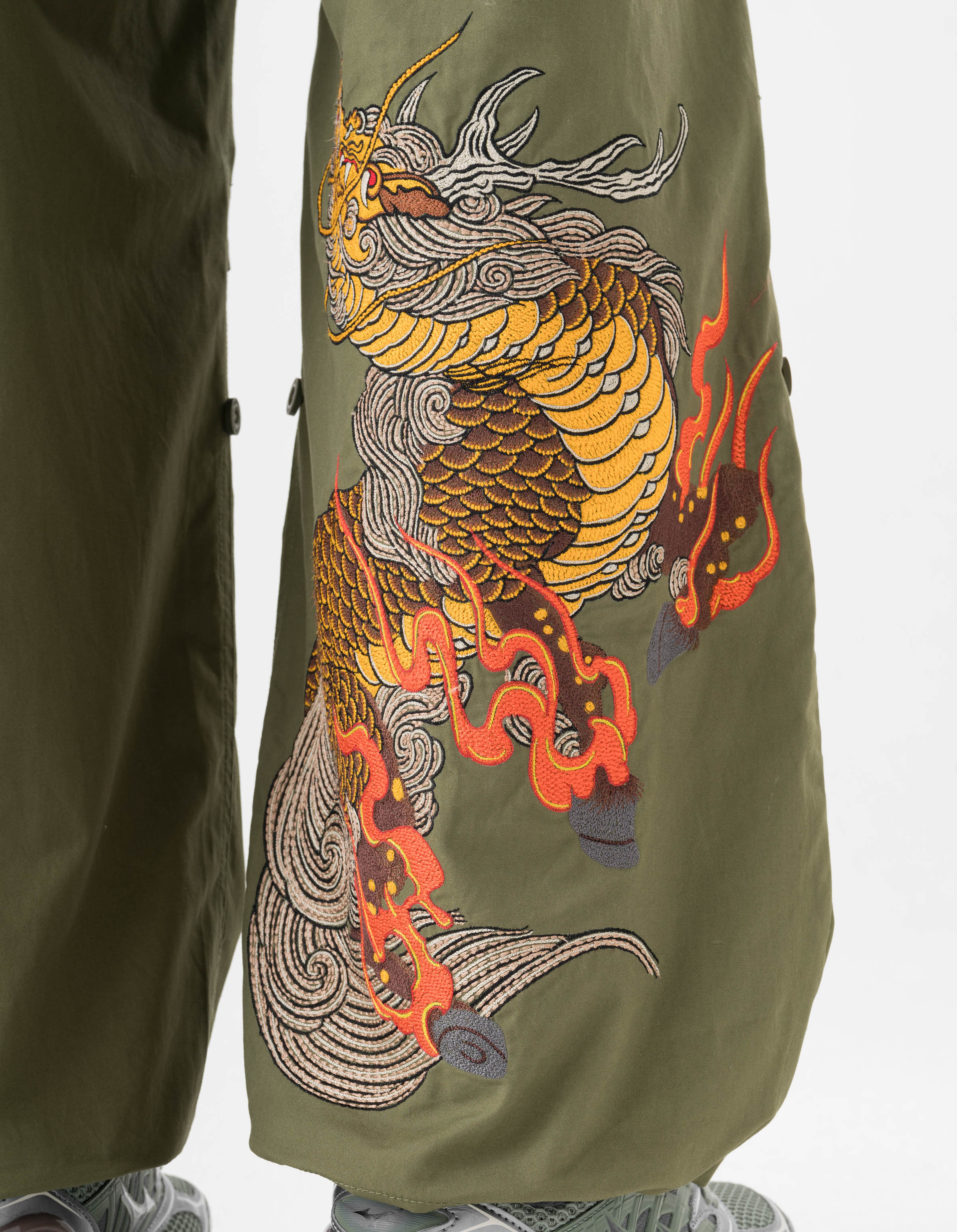 7233 Year of the Fire Kirin Snopants Olive OG-107F - Image 8