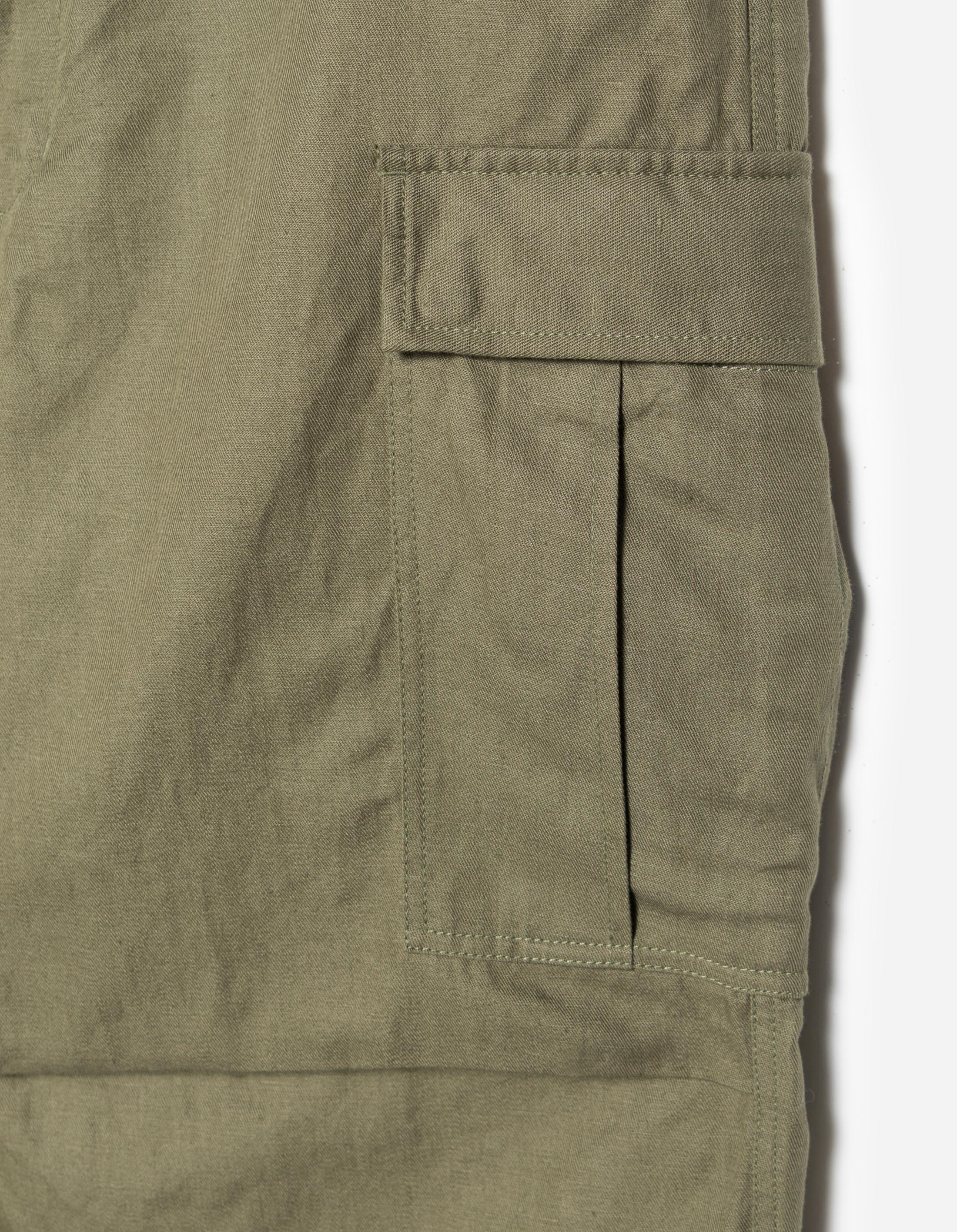 7400 Hemp M65 Cargo Pants Olive OG-107F - Image 4